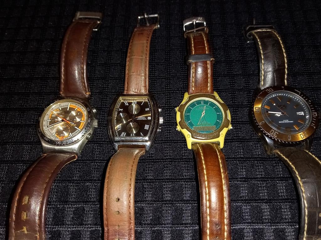4 horloges, SWATCH,ASCOT,CASIO,ICE, Enlèvement ou Envoi
