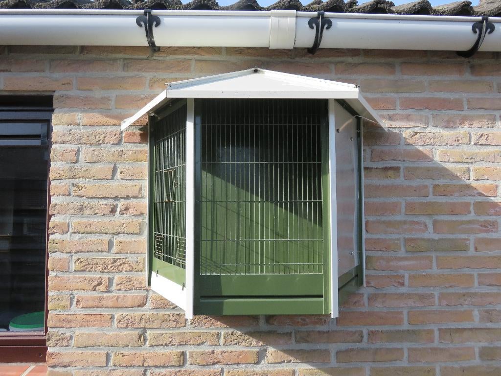 VOGELKOOI, Dieren en Toebehoren, Ophalen, Zo goed als nieuw, Metaal, Vogelkooi