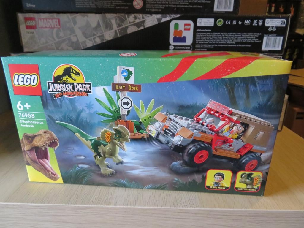 Lego Jurassic World 76958 Dilophosaurus Ambush (2022), Neuf, Lego, Ensemble complet, Non ouvert/scellé
