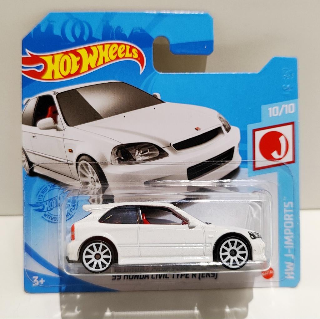 Hot Wheels '99 Honda Civic Type R (EK9) Wit (2021), Ophalen of Verzenden