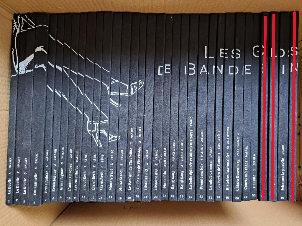 30 volumes 'Les Grands Classiques de la Bédé Érotique', Plusieurs BD, Enlèvement ou Envoi, Comme neuf, Divers auteurs