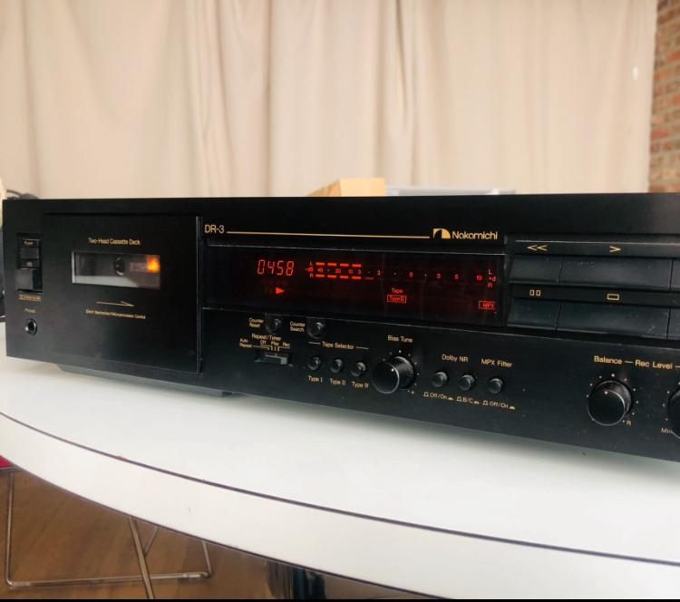 Nakamichi DR-3 cassettedeck - 2 koppig, Enlèvement