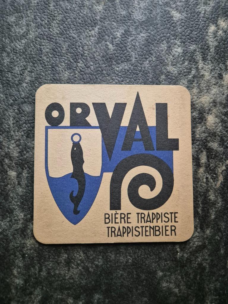 Sous bock Orval (modèle 4), Collections, Enlèvement ou Envoi, Utilisé, Sous-bock, Autres marques