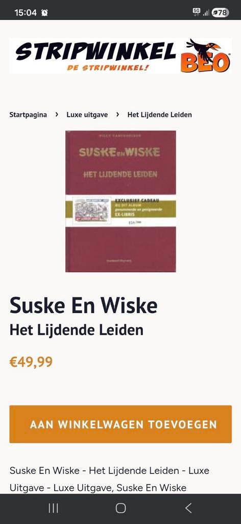 Stripverhalen. Nieuwe Luxe albums Suske wiske, Asterix, Enlèvement ou Envoi