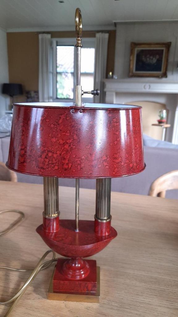 Antieke Bouillotte lamp, Gebruikt, Metaal, Minder dan 50 cm, Antiek