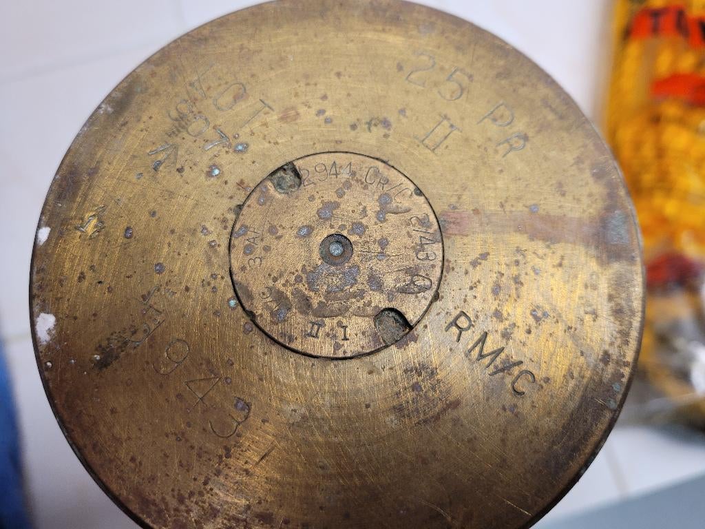 Obus koper, Enlèvement, Cuivre