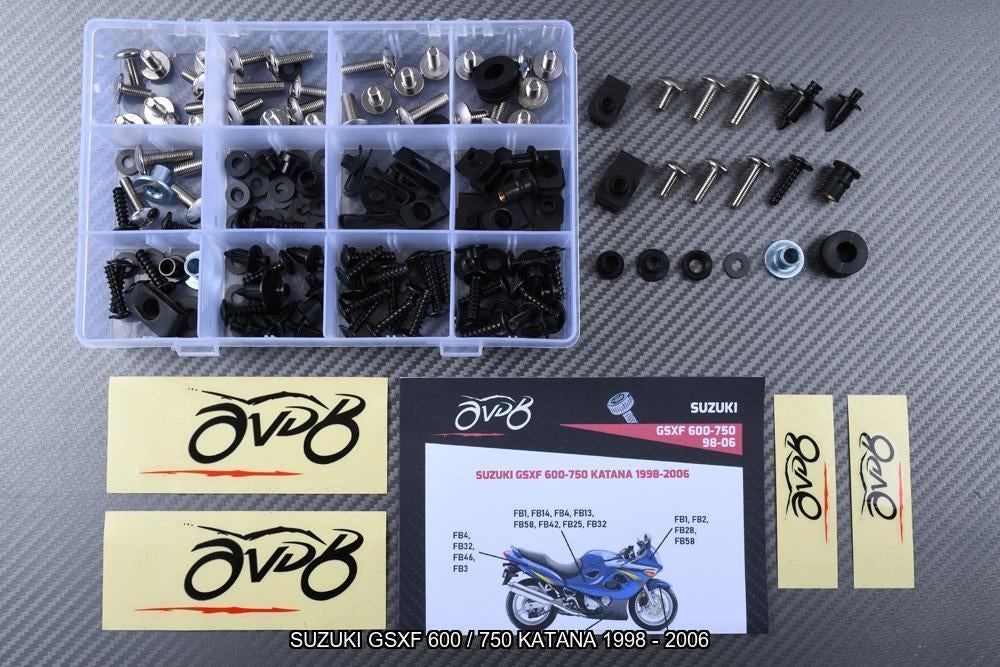 Kuip bouten set voor SUZUKI GSXF 600 750 KATANA 1998 - 2006, Motoren, Ophalen of Verzenden, Nieuw