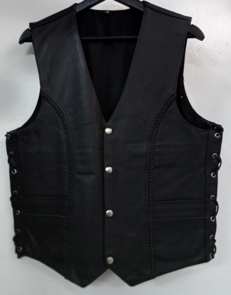 Gillet de Moto Cuir neuf solde prix 45€, Enlèvement ou Envoi, Neuf, avec ticket