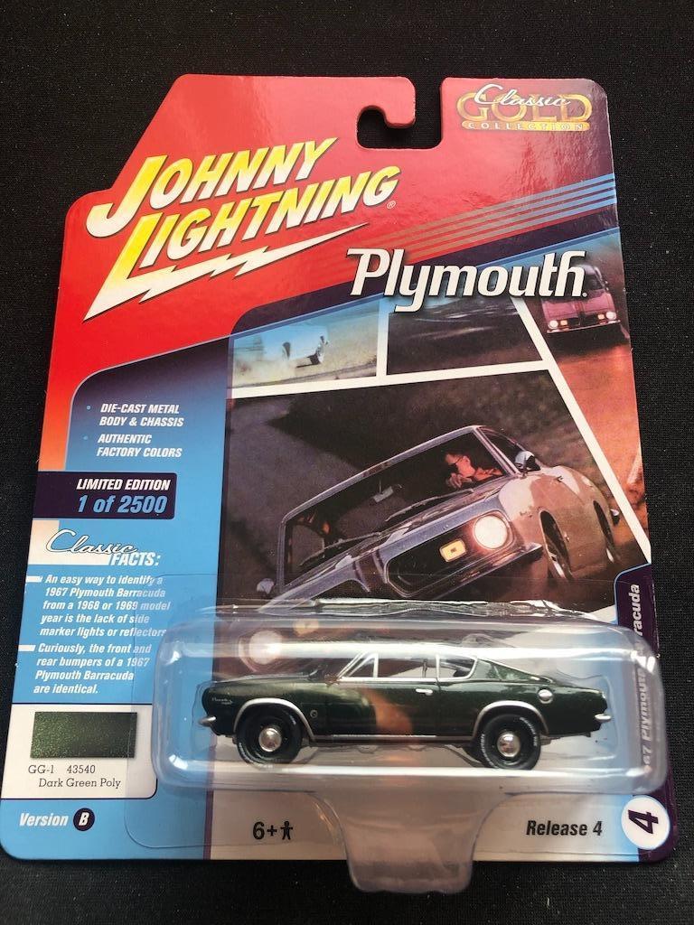Johnny Lightning 1967 Plymouth Barracuda, Ophalen of Verzenden, Nieuw, Auto