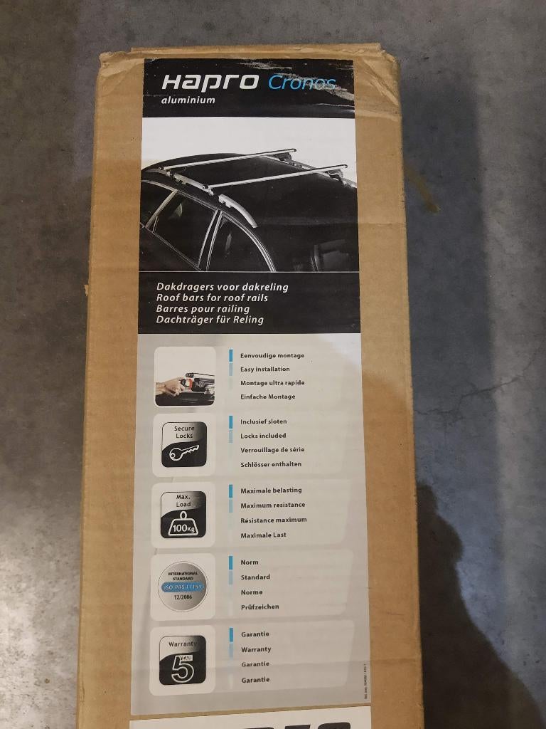 Dakdrager-set Hapro, Auto diversen, Dakkoffers, Ophalen, Zo goed als nieuw