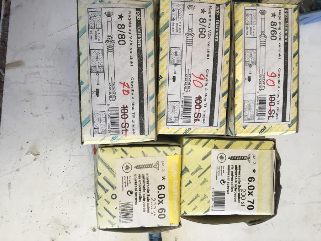 Houtschroeven, Doe-het-zelf en Bouw, IJzerwaren en Bevestigingsmiddelen, Ophalen, Nieuw