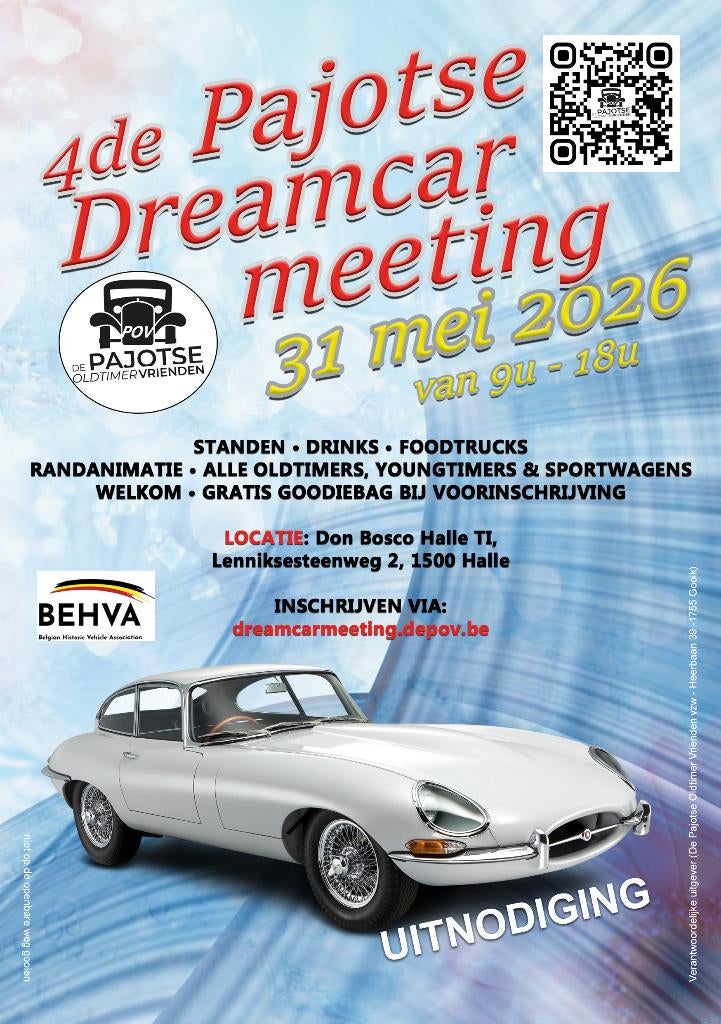 4de PAJOTSE DREAMCAR MEETING, Auto's, Particulier, Te koop