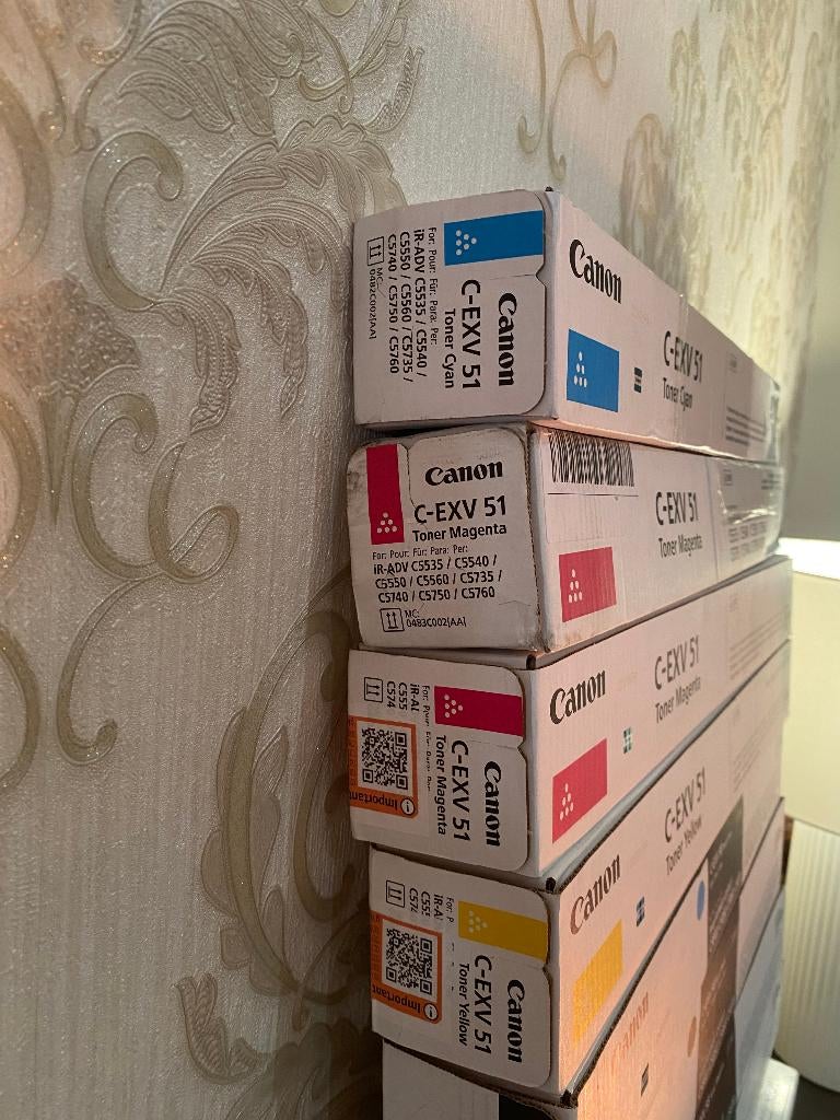 TONER CANON X4 C-EXV51+4X C-EXV 58C+CANON 059H, Computers en Software, Printers, Canon, Printer, Ophalen of Verzenden, Overige technieken