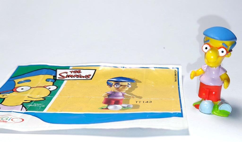 The Simpsons: TT143 Milhouse + BPZ BNL, Collections, Enlèvement ou Envoi, Neuf, Figurines en plastique dur
