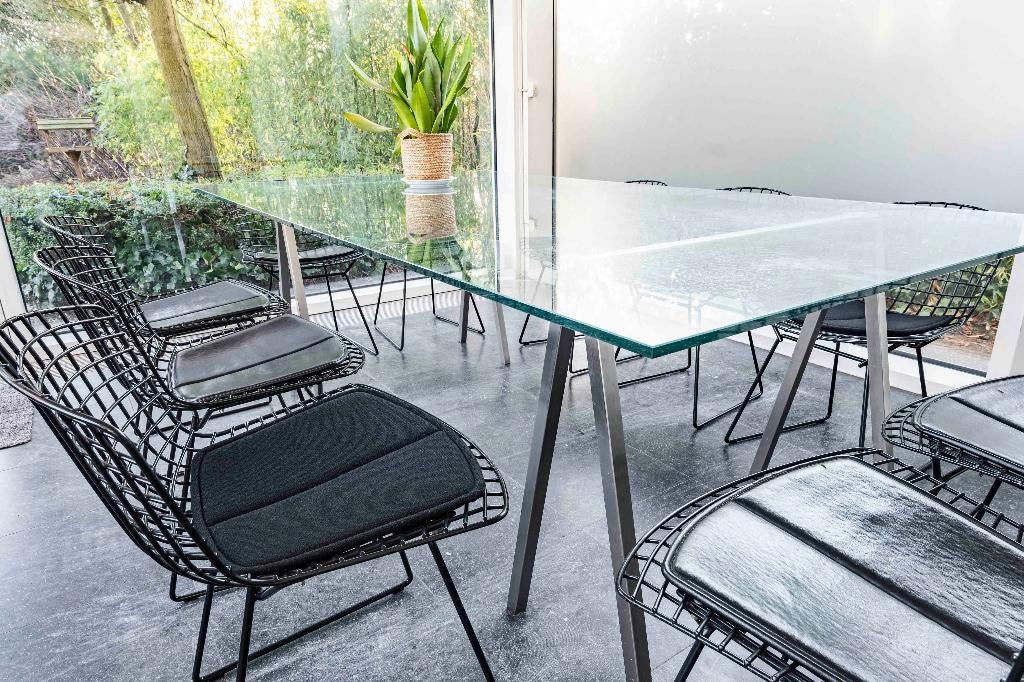 Harry Bertoia Side Chairs voor Knoll, Maison & Meubles, Enlèvement, Utilisé, Noir, Métal