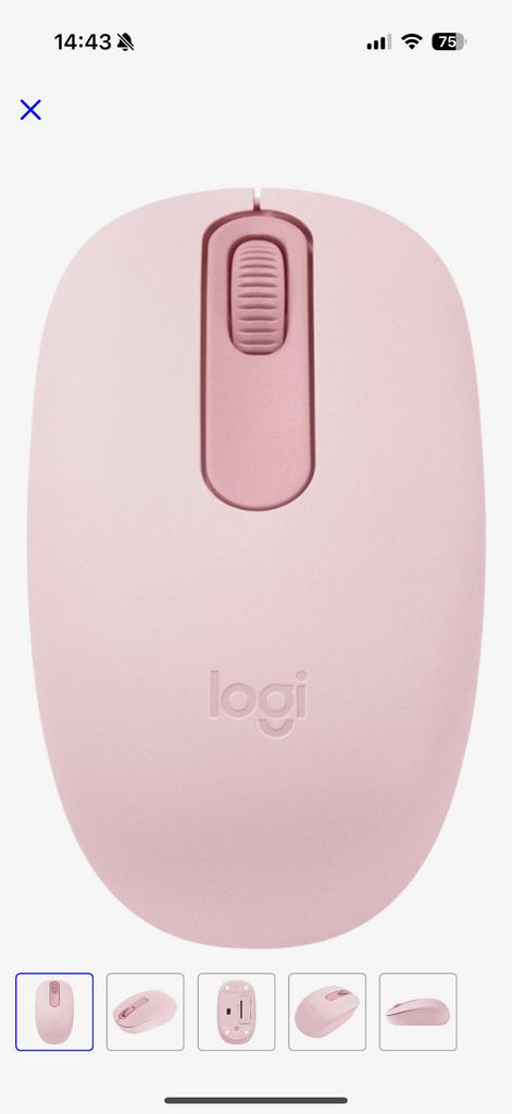 Logitech Muis roos, Ophalen, Rechtshandig, Muis, Logitech G