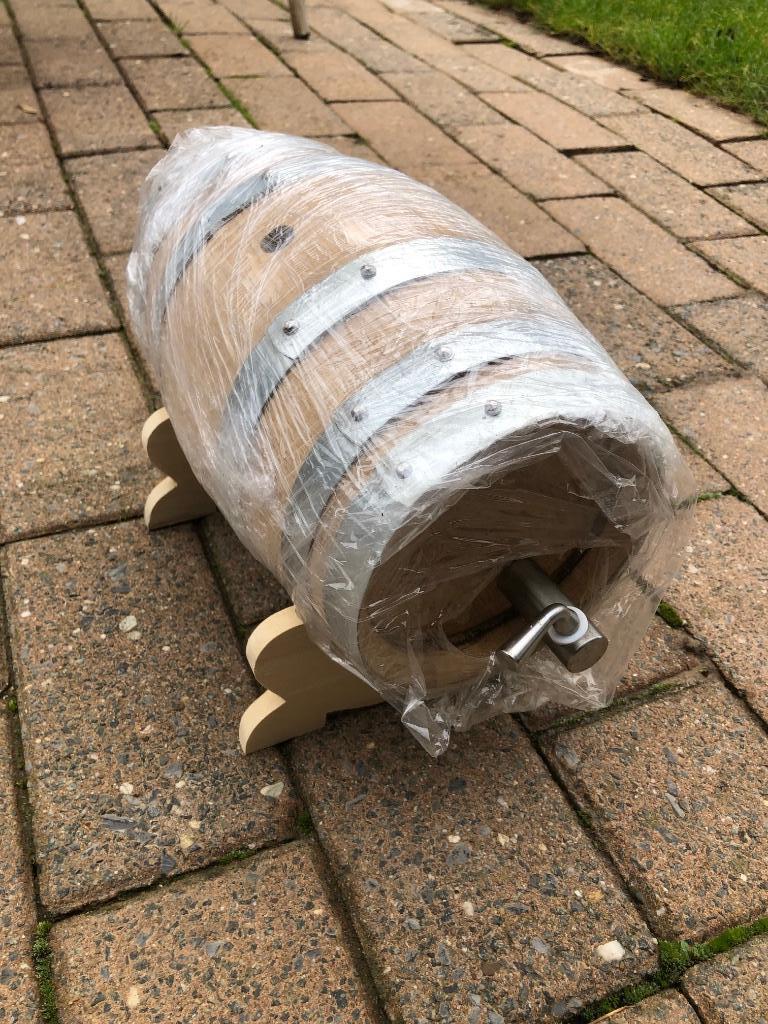 NIEUW Houten eiken vat - 1 liter sterke drank - whiskey, Enlèvement