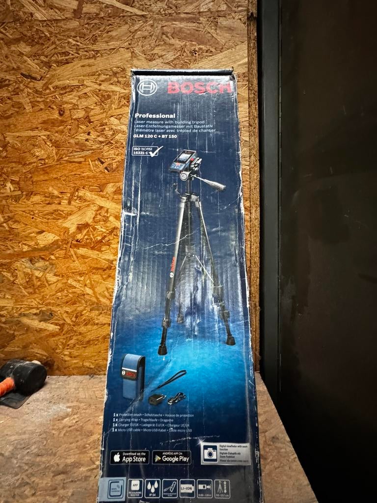 Trepied bosch bleu neuf, Enlèvement, Comme neuf