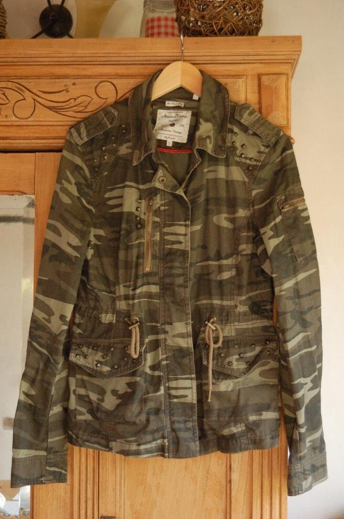 America Today Parka kaki camouflage taille L  Exc état, Taille 42/44 (L), Autres couleurs, Porté, America Today