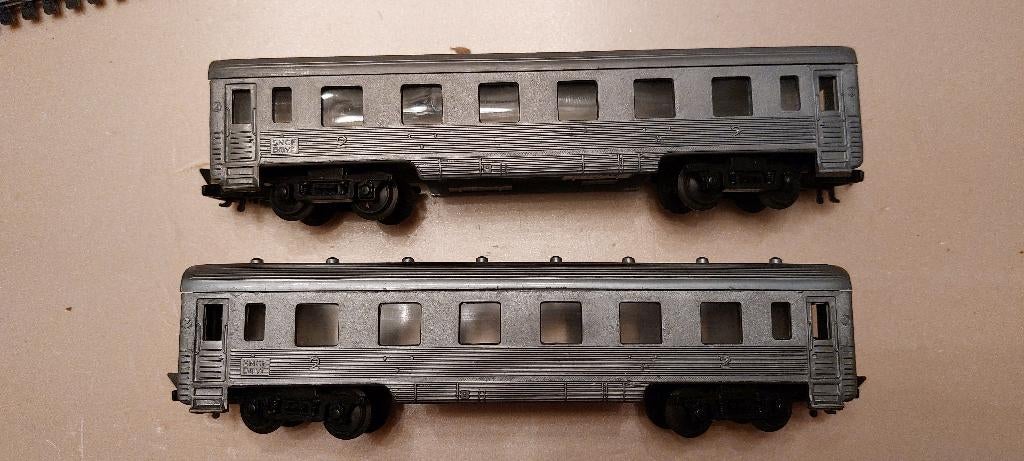 2 voitures particulières SNCF Jouef HO, Analogique, Jouef, Enlèvement ou Envoi, Wagon