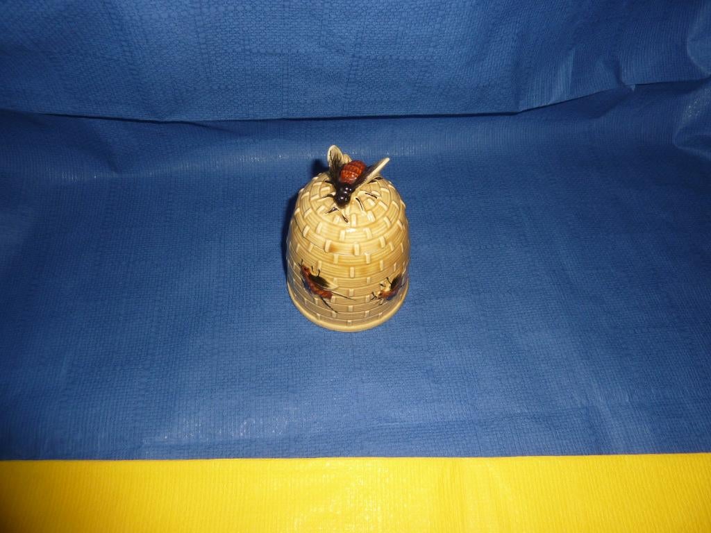 Pot à miel en céramique - Vintage - hauteur 11cm -  Ø 9cm, Antiquités & Art, Enlèvement