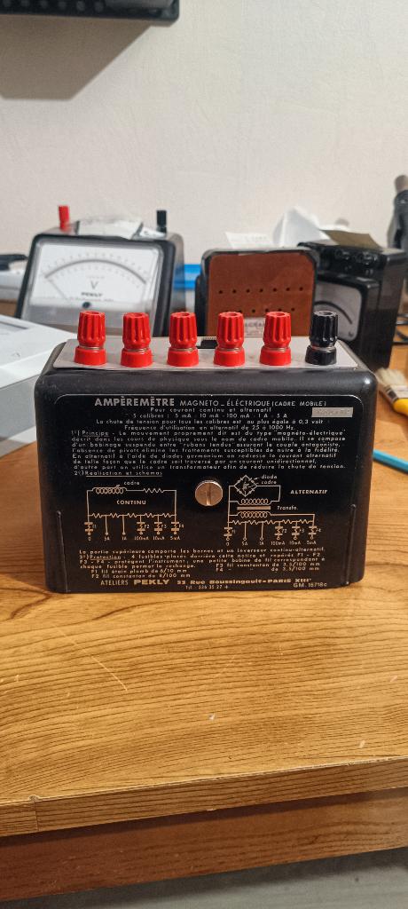 Ancien Voltmètre, Ampèremètre et Wattmètre, Ophalen, Gebruikt, Multimeter