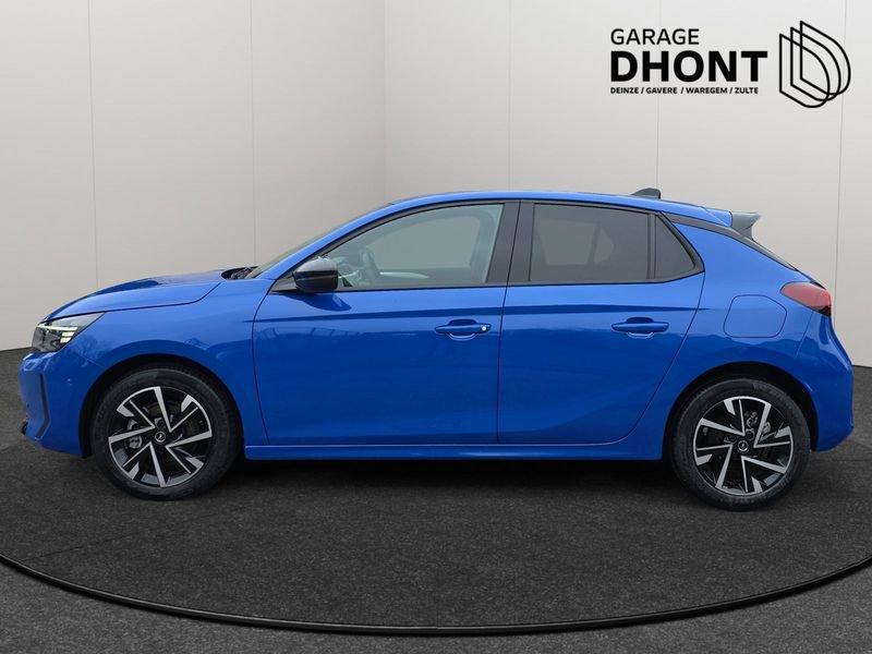 Opel Corsa GS - 1.2 MHEV - Automaat - 110PK, Auto's, Opel, 1199 cc, Blauw, Leder en Stof, Start-stop-systeem