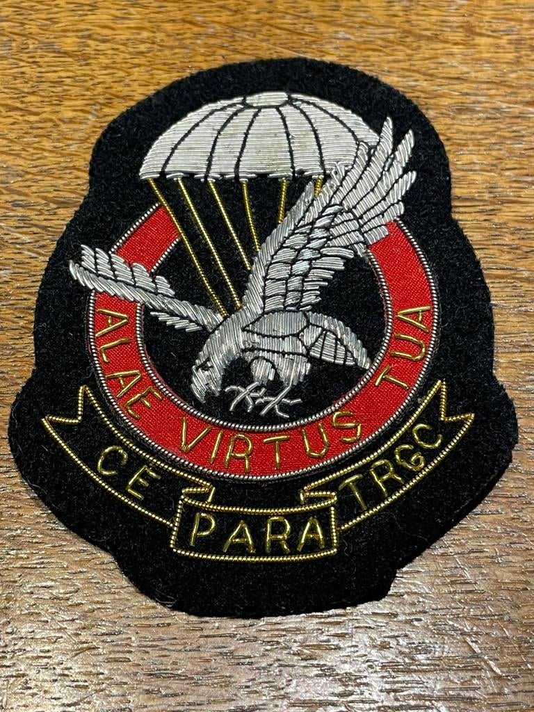 CE pour TRGC Schaffen (brodé G/Z), Collections, Enlèvement ou Envoi, Armée de terre, Emblème ou Badge