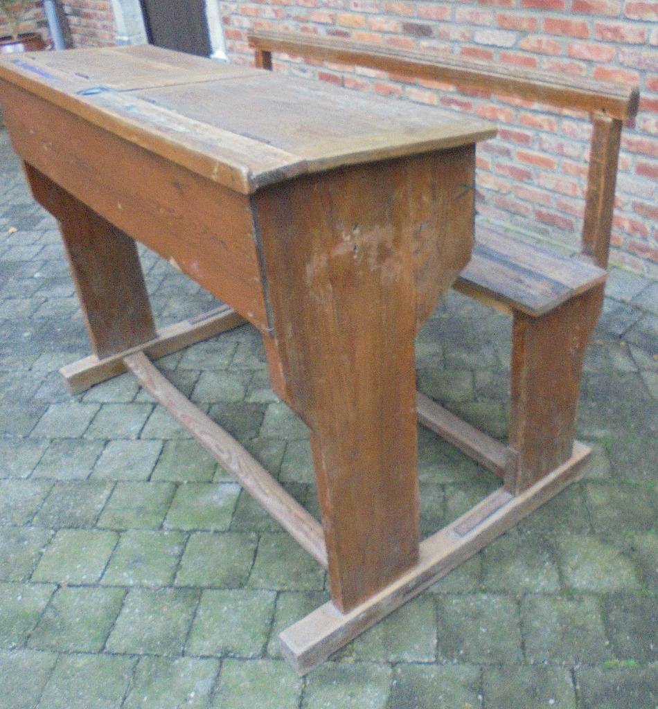 bureau d'école ancien, Maison & Meubles, Bureaux, Utilisé, Enlèvement