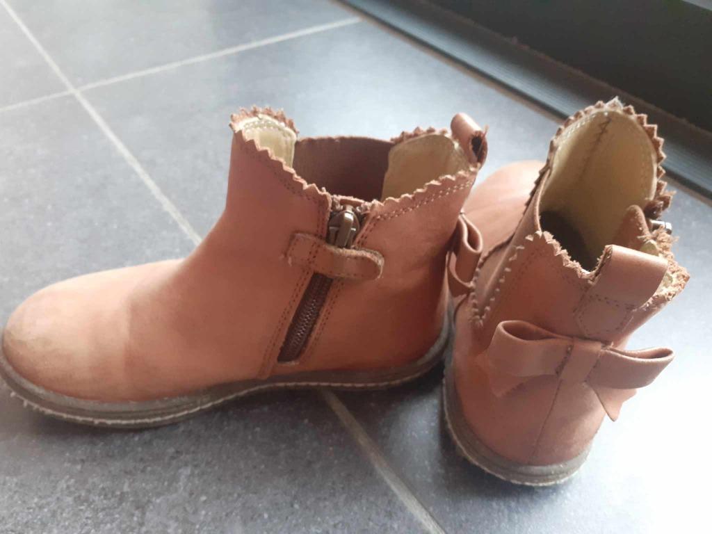 Korte cognac laarsjes Friboo maat 28, Kinderen en Baby's, Kinderkleding | Schoenen en Sokken, Gebruikt, Meisje, Friboo, Ophalen of Verzenden