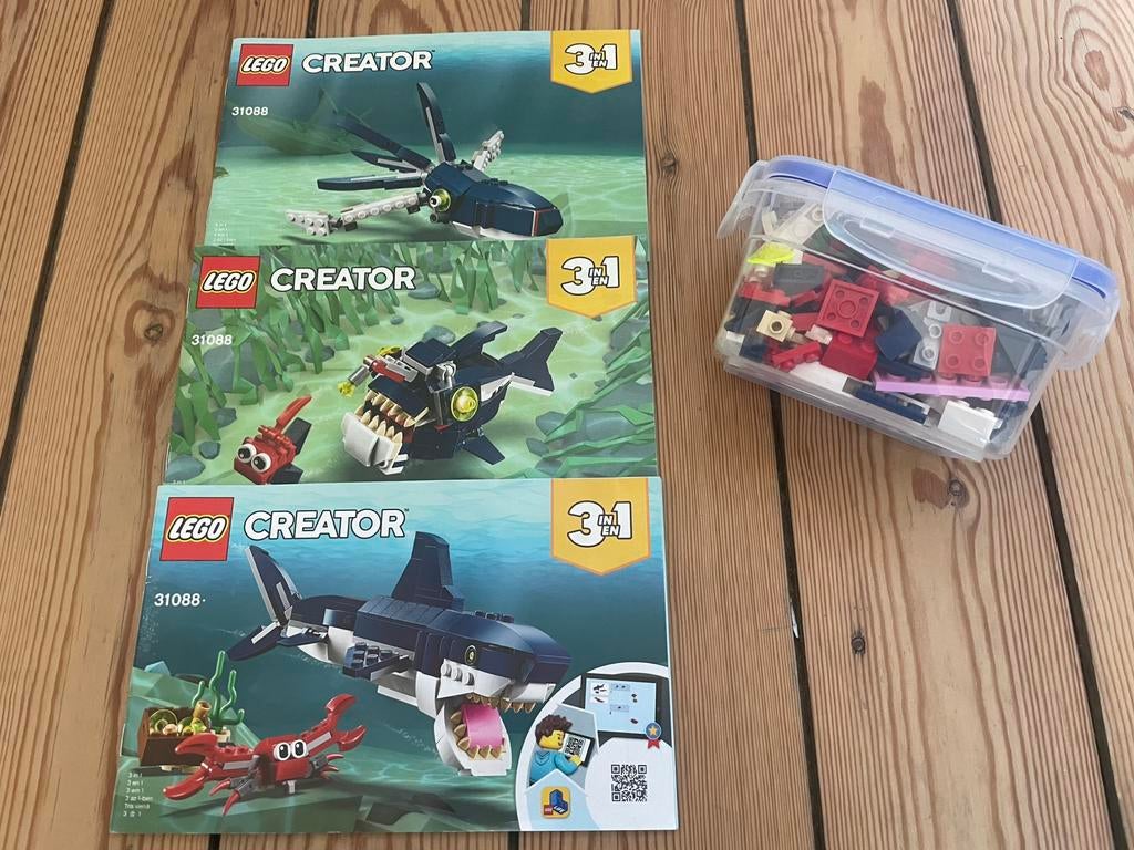 Lego Creator Diepzeewezens (31088), Ophalen