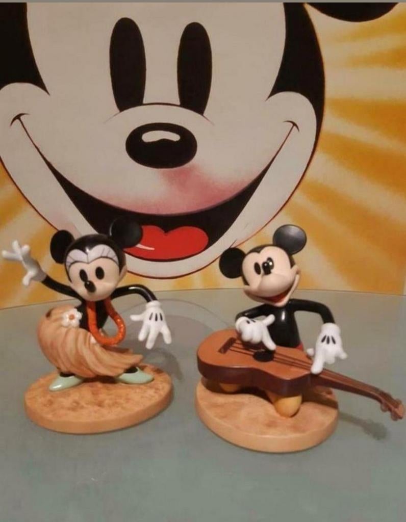 Wdcc Minnie Swaying Sweetheart et Mickey Hawaiian, Collections, Enlèvement ou Envoi, Comme neuf