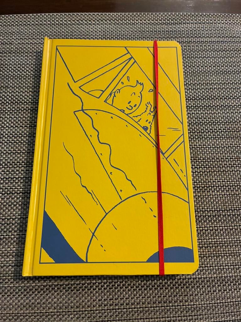 carnet de notes tintin en avion Hergé moulinsart, Enlèvement, Tintin, Comme neuf