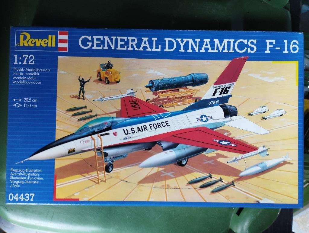 Revell General Dynamics F-16, 04437, Hobby en Vrije tijd, Ophalen, 1:72 tot 1:144, Revell, Nieuw
