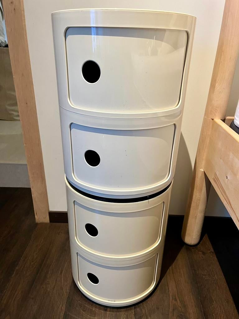 Rangement Componibili (1968) plastique / 2 tiroirs, Enlèvement, Utilisé