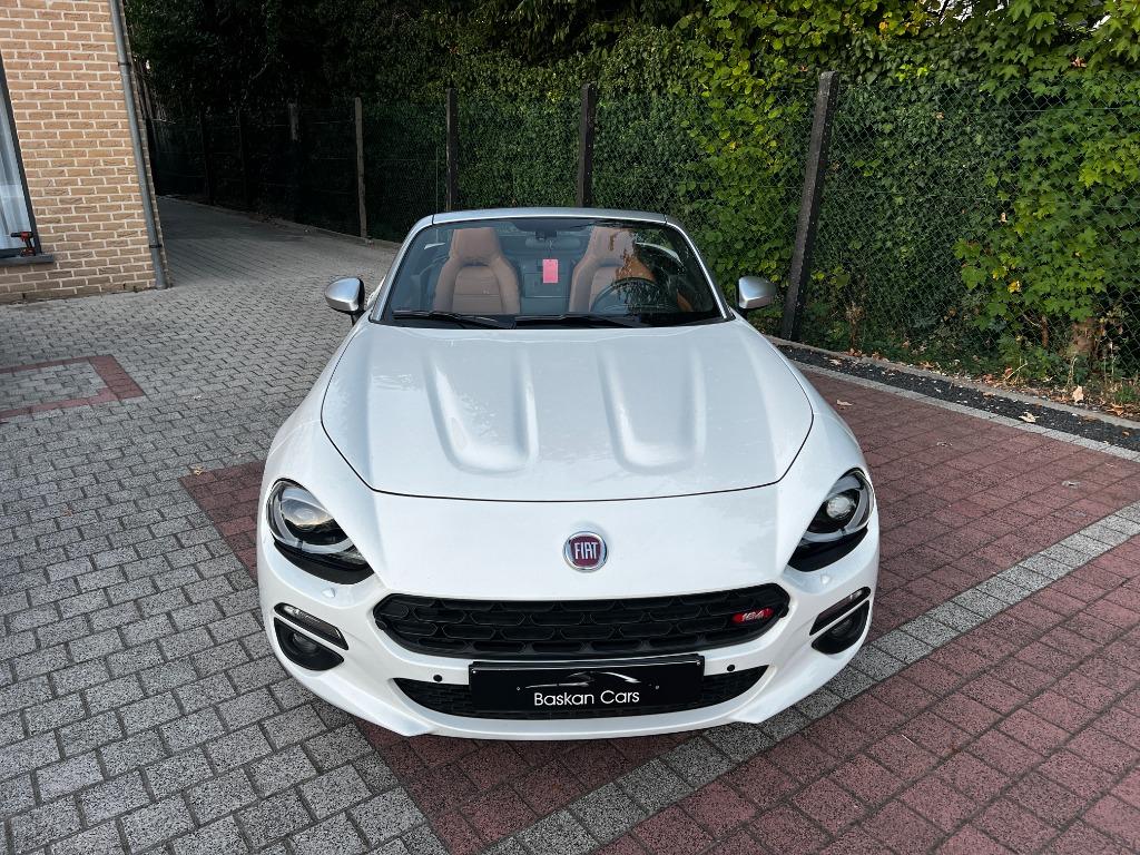 Fiat 124 Spider/M2016/LEER/NAVI/107.000KM/12M GARANTIE, Auto's, Fiat, Euro 6, Cabriolet, USB, Handgeschakeld