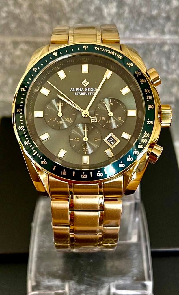 ALPHA SIERRA STARBUSTER SPORTS CHRONO VAUT399€! 💯%NOUVEAU !, Enlèvement ou Envoi, Neuf