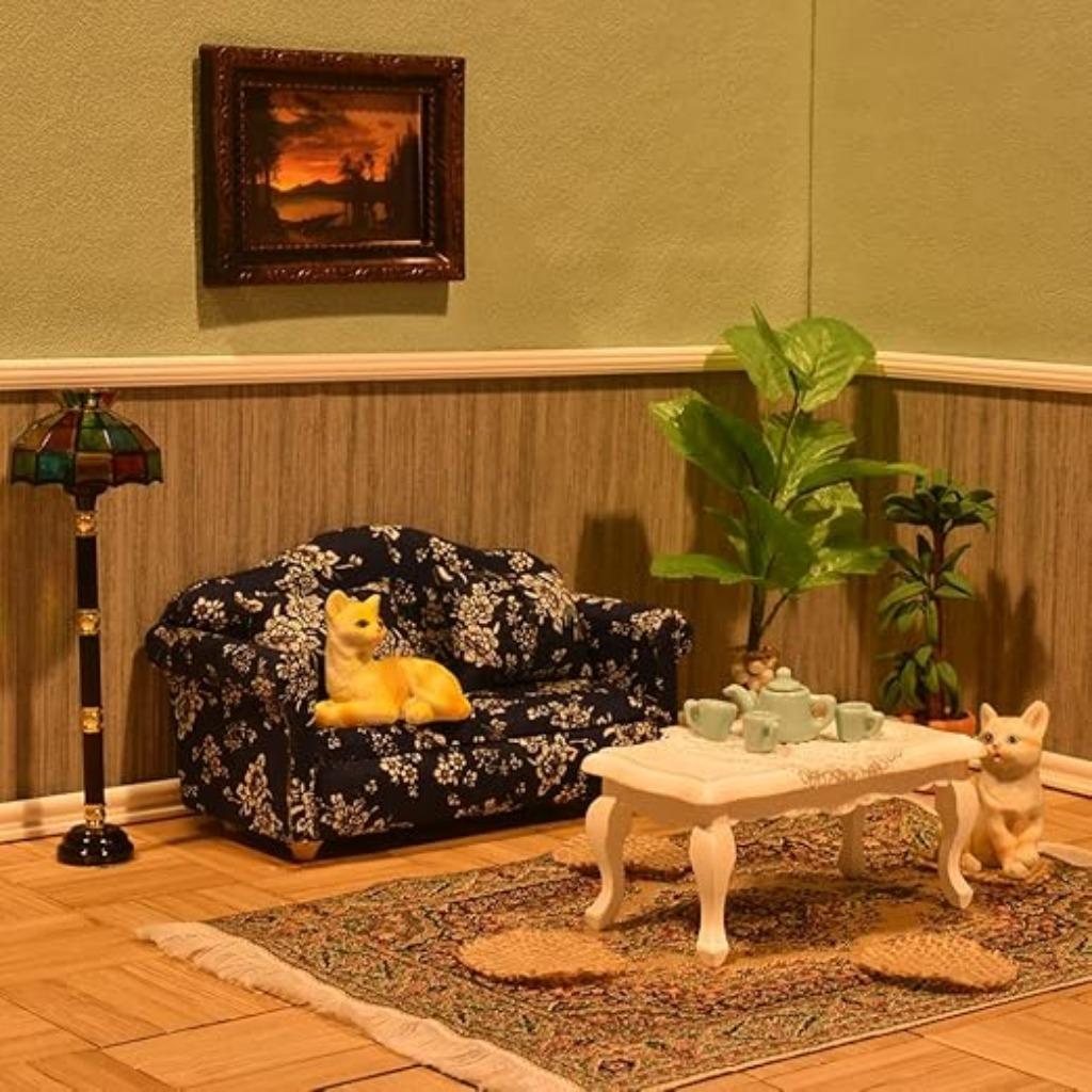 Accessoires iLand Dollhouse, revêtement de sol en bambou, Envoi, Neuf, Maison de poupées