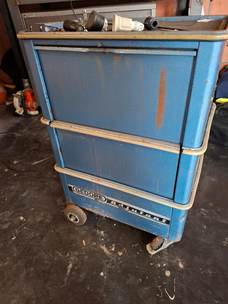 Gedore gereedschapswagen, Doe-het-zelf en Bouw, Gereedschapskisten, Ophalen, Gebruikt