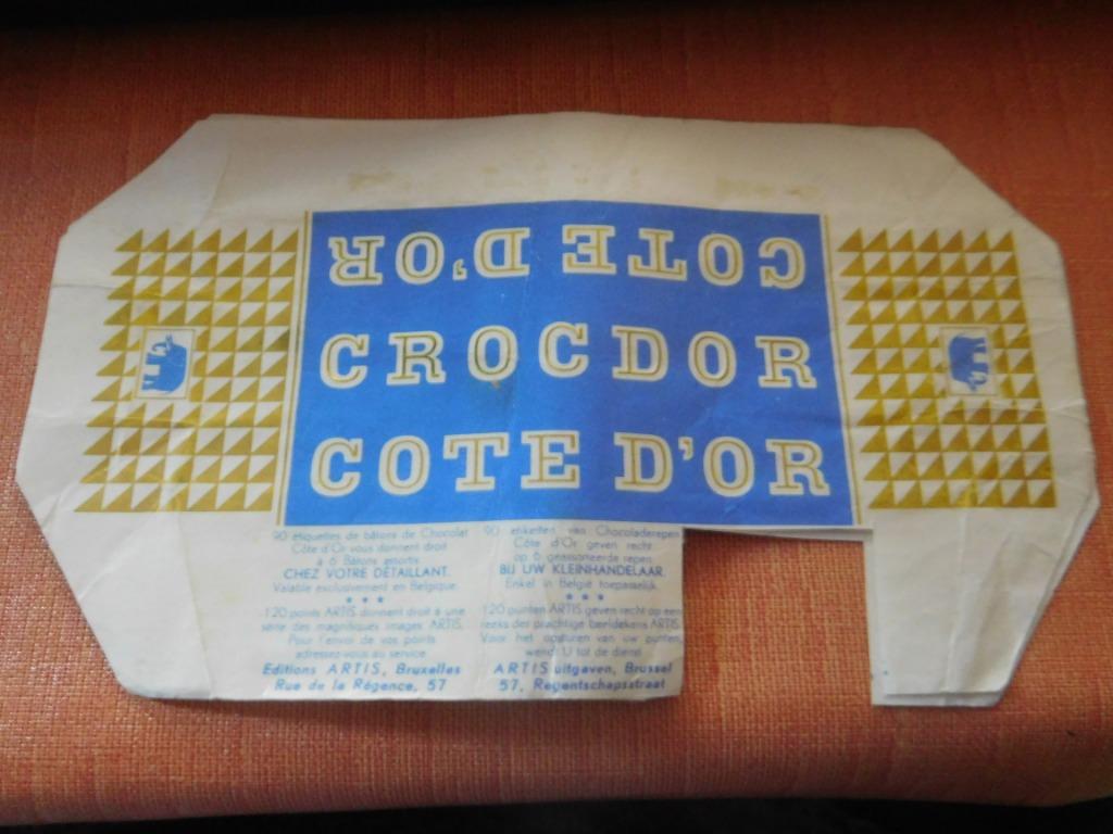 1 emballage Côte D'Or Croc d'or, Collections, Marques & Objets publicitaires, Enlèvement ou Envoi, Utilisé, Emballage