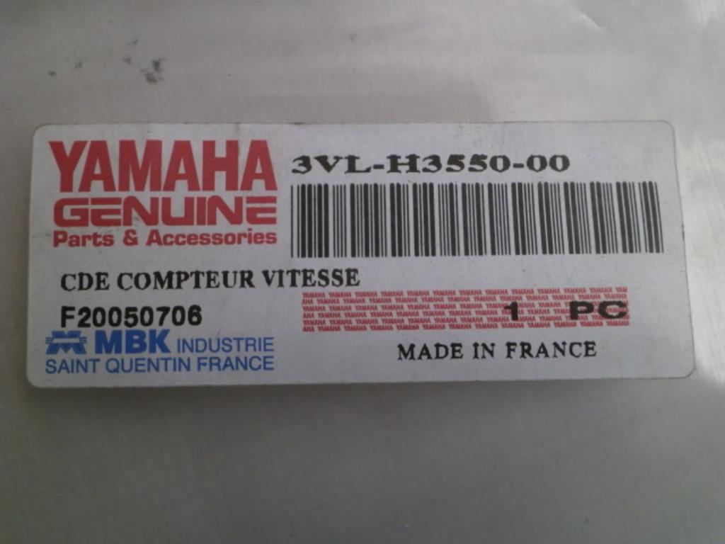 Snelheid en Toerental kabels voor Yamaha, Enlèvement ou Envoi, Neuf