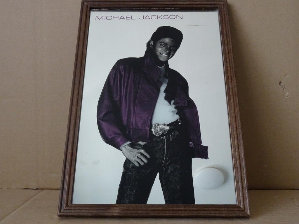 Michael Jackson spiegel Michael Jackson mirror 22x32cm 1975, Ophalen of Verzenden, Gebruikt, Overige typen