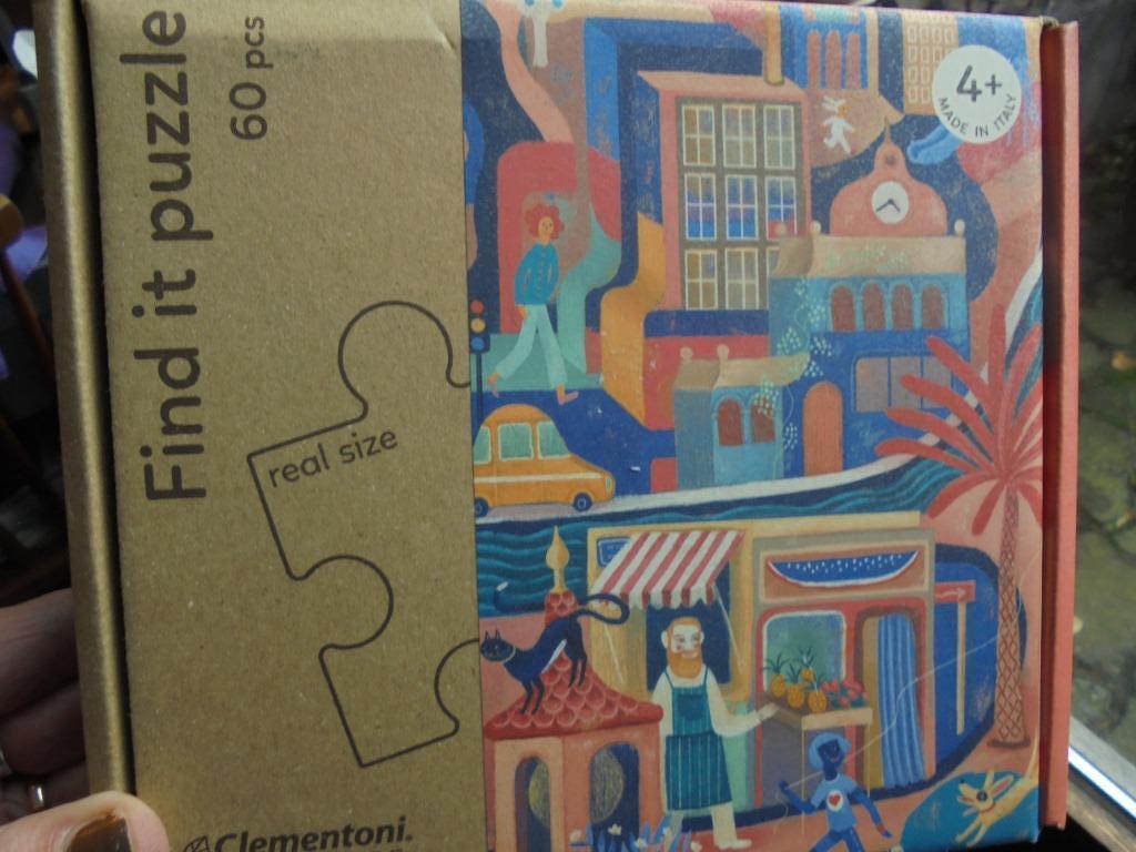 Puzzle « Find it puzzle » 60 grandes pièces de Clementoni, Enlèvement ou Envoi, Moins de 500 pièces, Utilisé, Puzzle