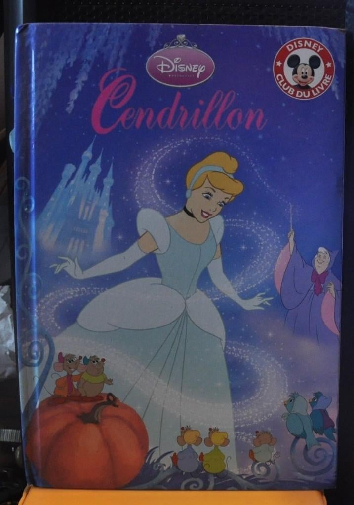 livre disney club du livre cendrion, Enlèvement ou Envoi, Utilisé, Contes (de fées), Fille