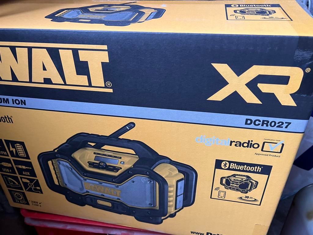 Dewalt radio dcr027, Ophalen, Nieuw, Bouwradio