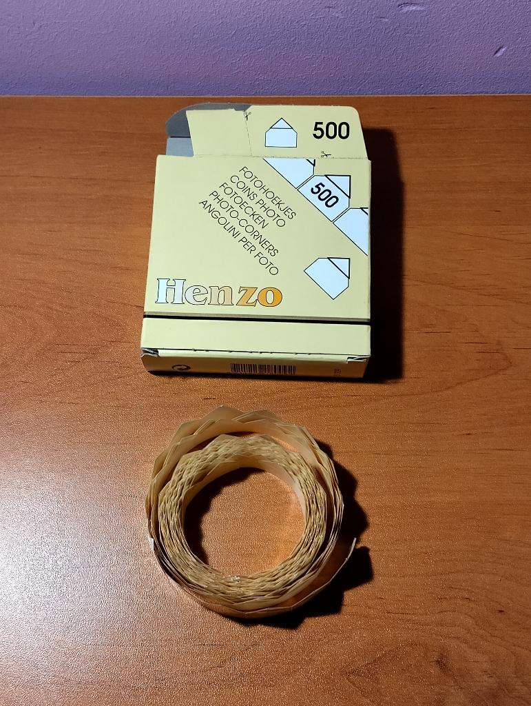Henzo fotomunten (open doos, plus 500 munten), Audio, Tv en Foto, Fotoalbums en Accessoires, Ophalen, Gebruikt, Fotoalbum-accessoires