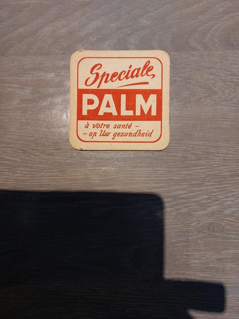Oud bierviltje brouwerij Palm Steenhuffel, Verzamelen, Ophalen of Verzenden, Palm