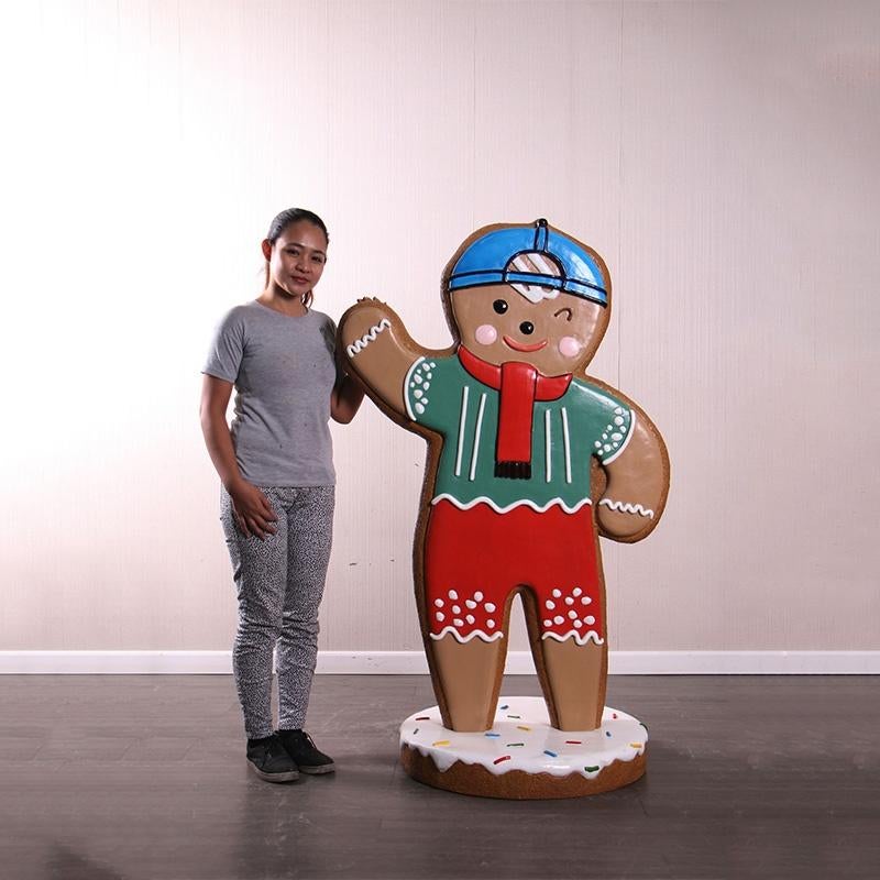 Gingerbread JR – Peperkoek beeld Hoogte 147 cm, Ophalen, Nieuw