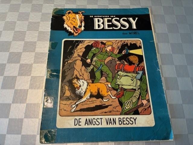 Strip de Angst van Bessy eerste druk 1955, Boeken, Stripverhalen, Wirel, Eén stripboek, Ophalen, Gelezen