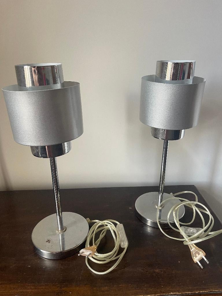 Lampes de chevet en métal, Maison & Meubles, Enlèvement, Utilisé, Métal